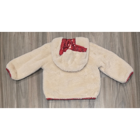 Red Dinosaur Kids Puffer Jacket - Picture 6 of 8